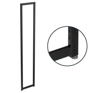 SU1454BK Black UniSlot Cube End Frame