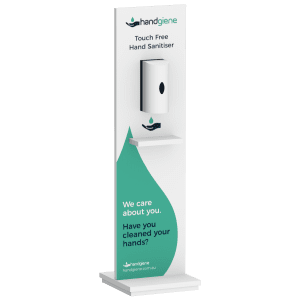 Handgiene Touch Free Hand Sanitiser Stand by Apex Display